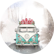 Christmas Bus MDF Print Style 23