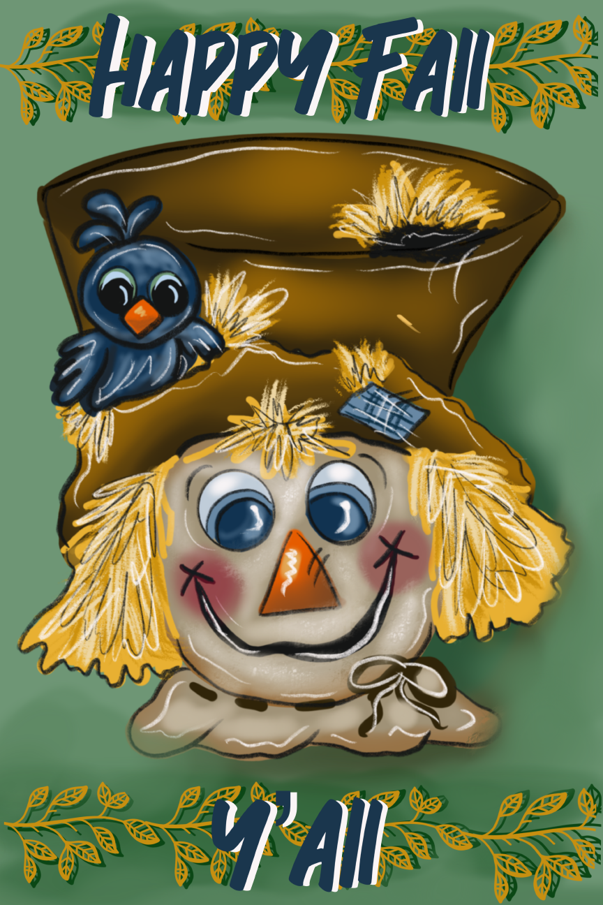 DOABLE DESIGNS HAPPY FALL Y'ALL SCARECROW