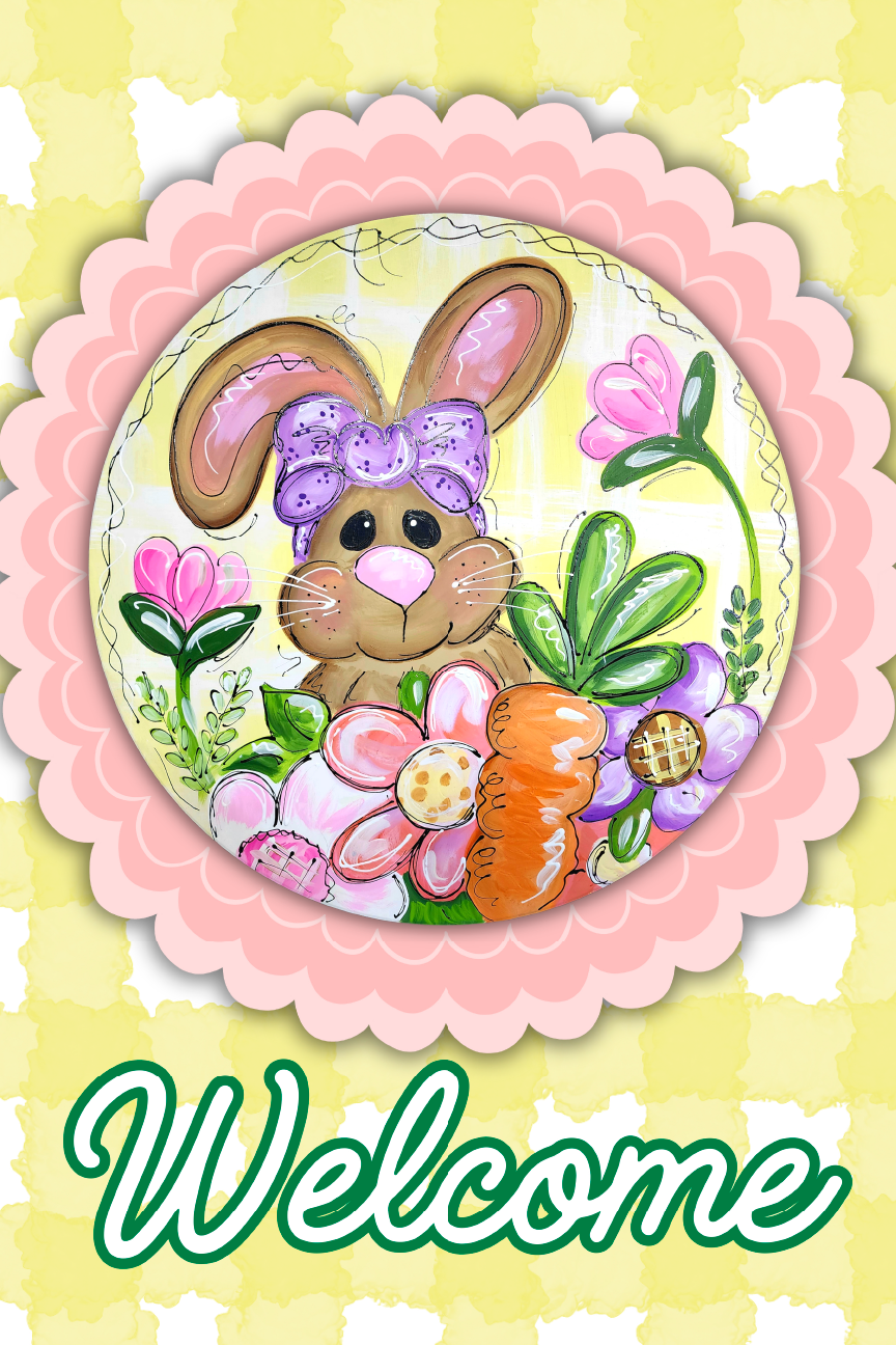 DOABLE DESIGNS WELCOME SPRING BUNNY