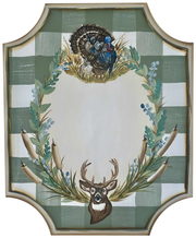 LITTLE BLESSINGS DESIGN STUDIO LLC TURKEY AND DEER PLAQUE