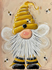 Gnome Bee MDF Print Style 5