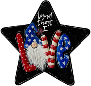 Land That I Love Star MDF Print Style 6