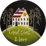 Land that I Love House MDF Print Style 7