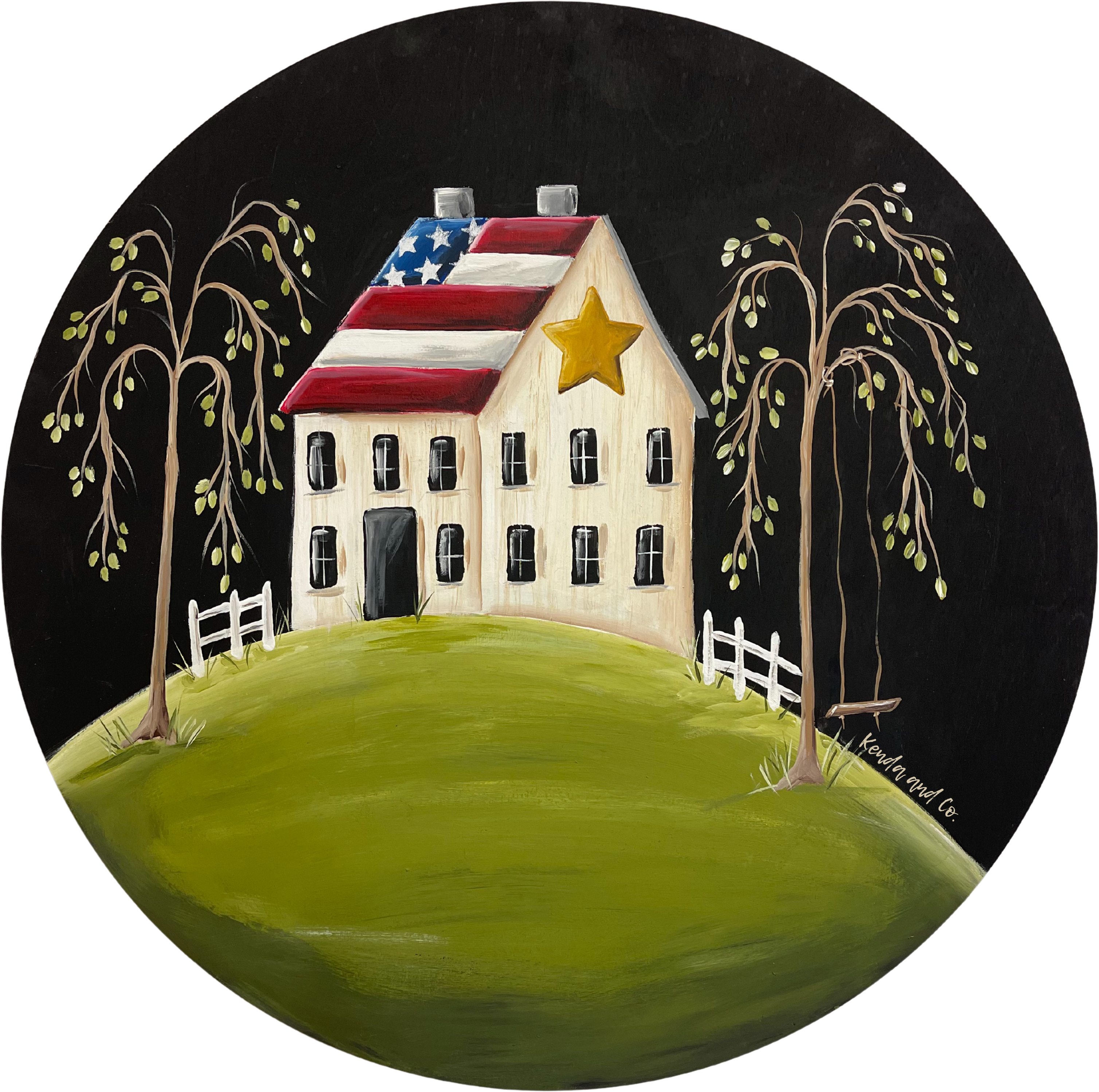 USA House MDF Print Style 9