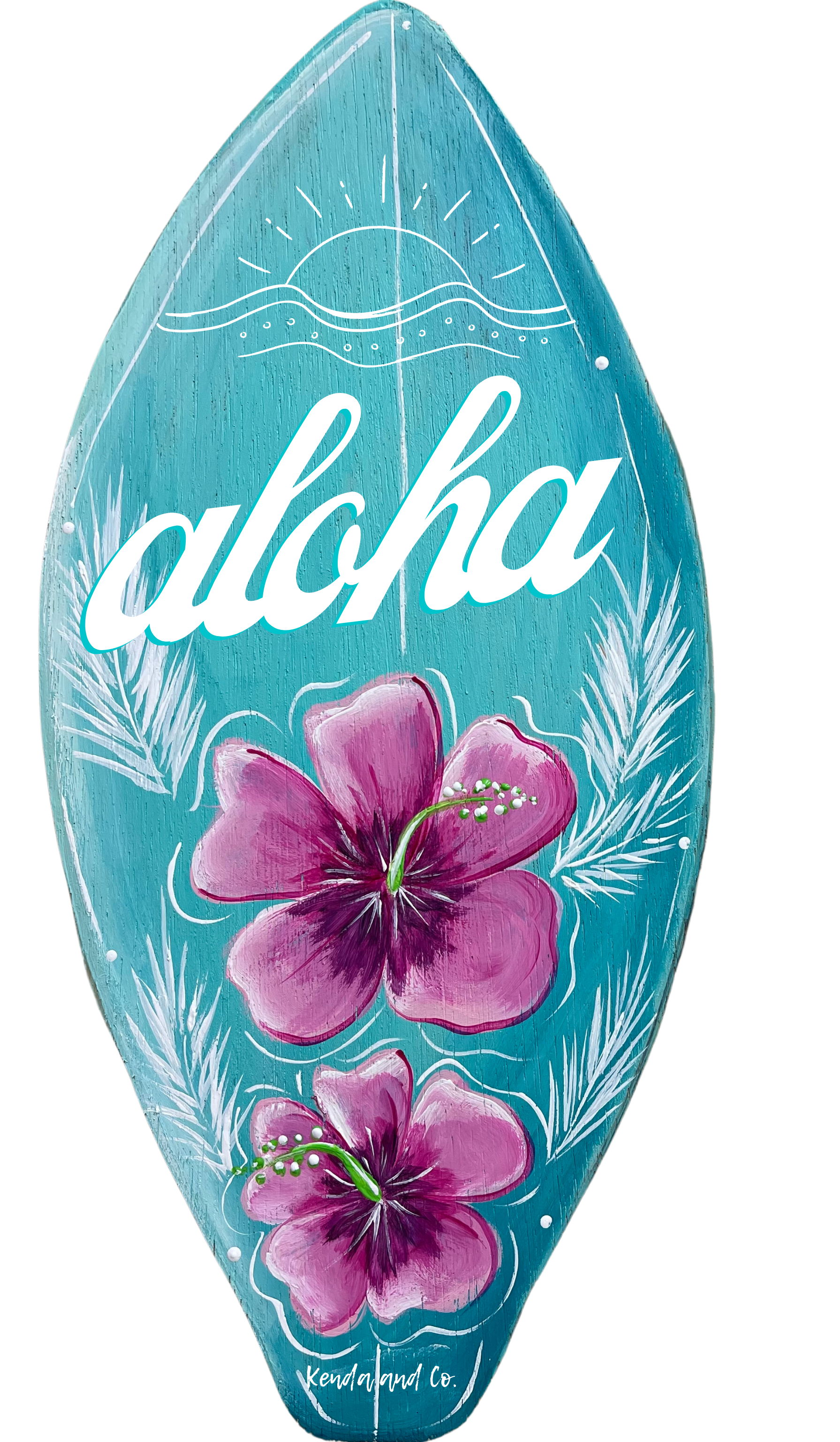 Aloha Surfboard MDF Print Style 10