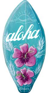 Aloha Surfboard MDF Print Style 10