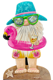Beach Gnome MDF Print Style 11