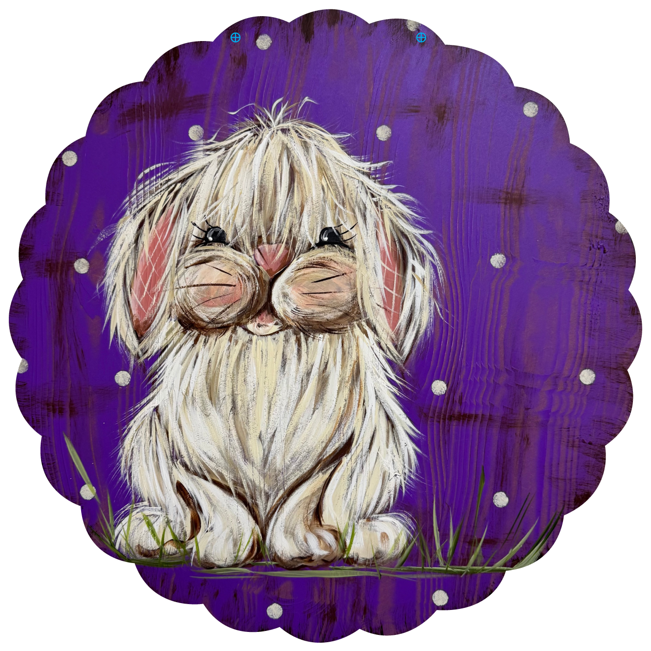 KENDA & CO BUNNY WITH PURPLE BACKGROUND