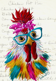 Colorful Chicken MDF Print Style 12