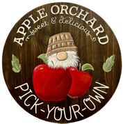 Apple Orchard Pick Your Own MDF Print Style 22
