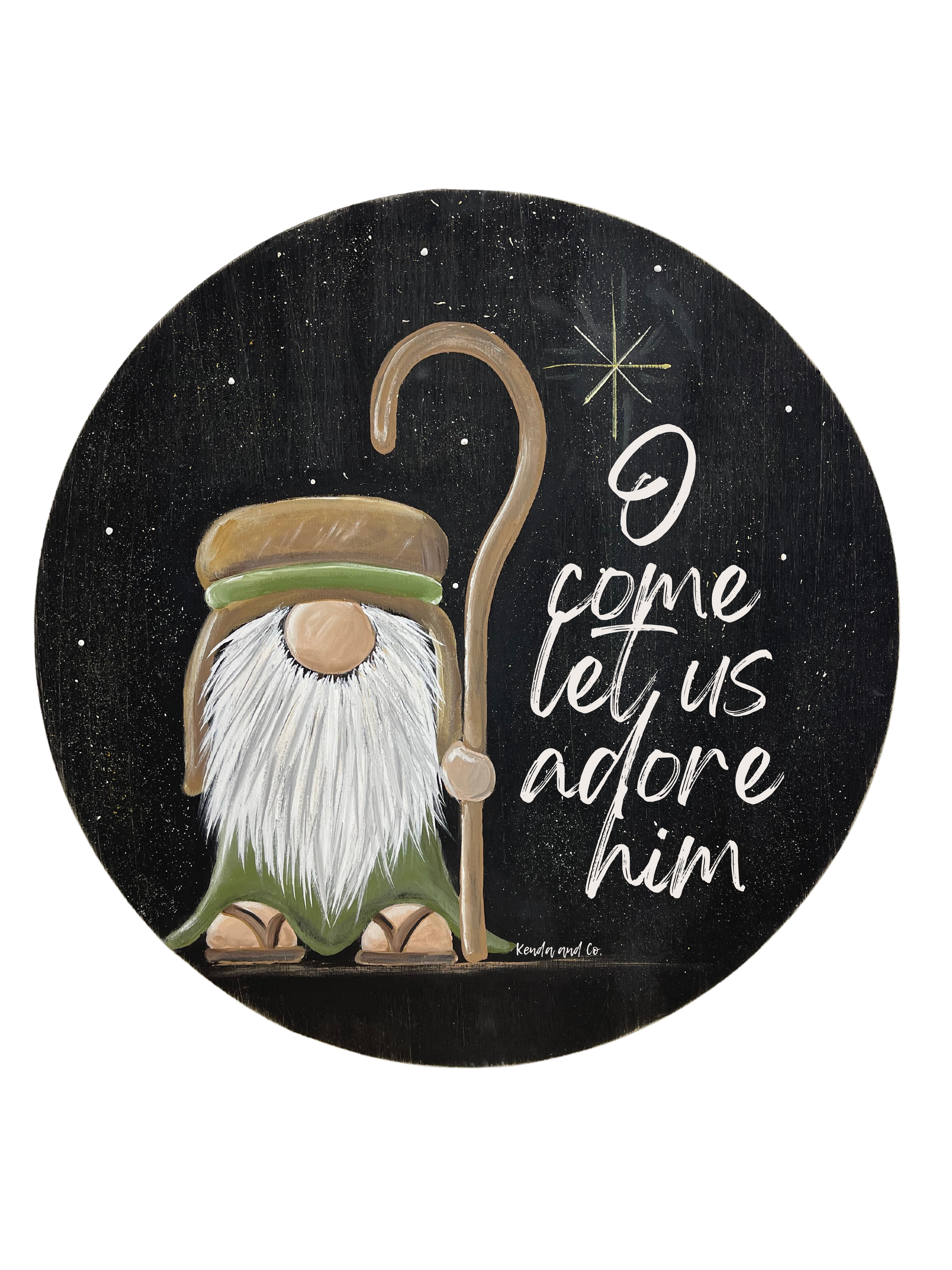 KENDA & CO CIRCLE OH COME LET US ADORE HIM