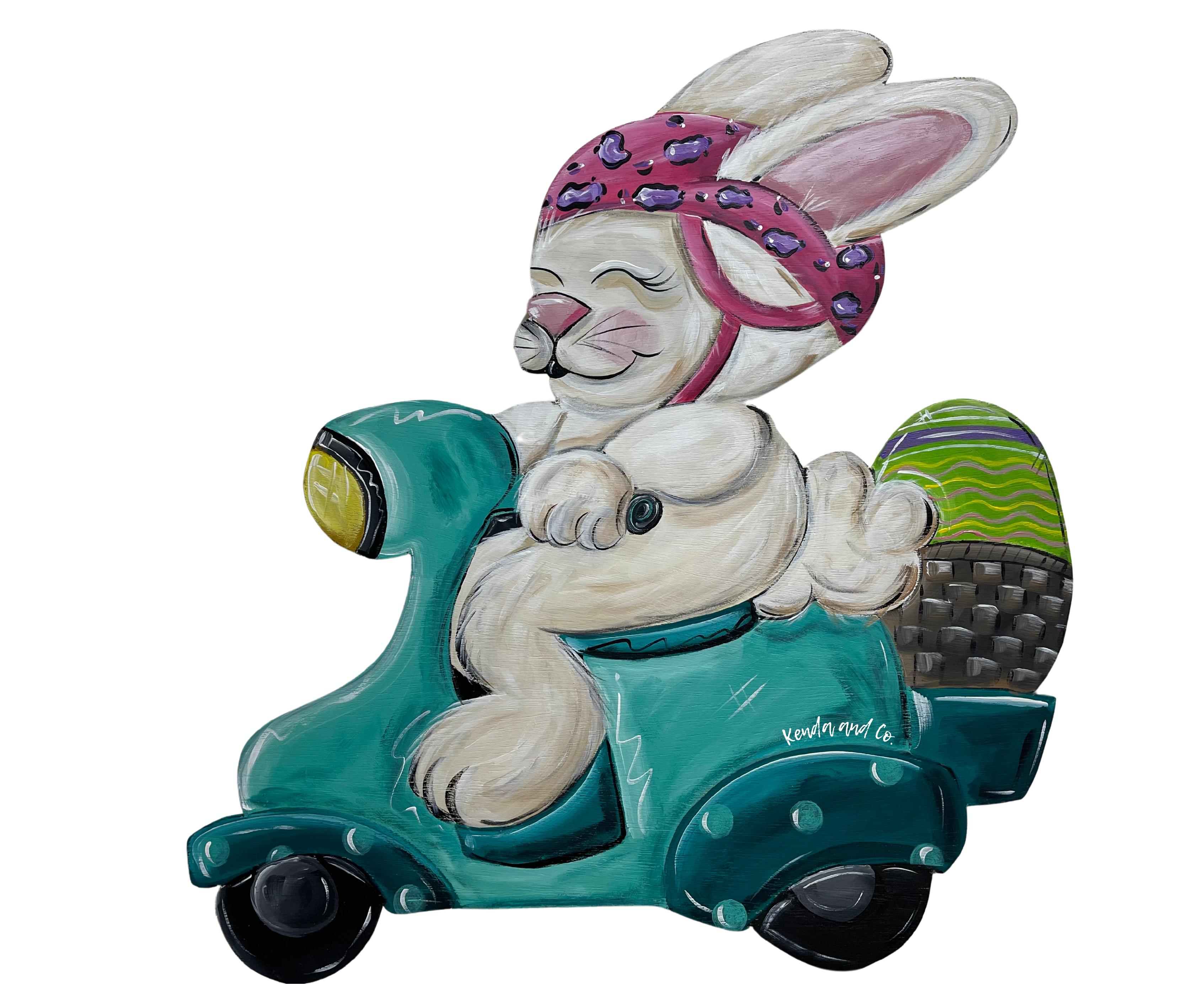 KENDA & CO RABBIT ON SCOOTER
