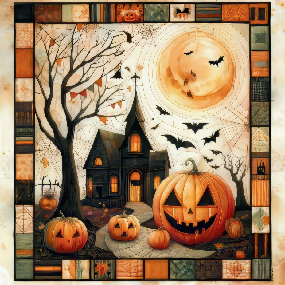 KENDA & CO HALLOWEEN BARN QUILT