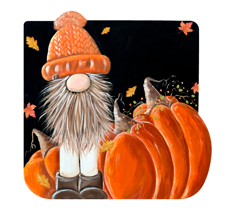 KENDA & CO GNOME WITH PUMPKINS