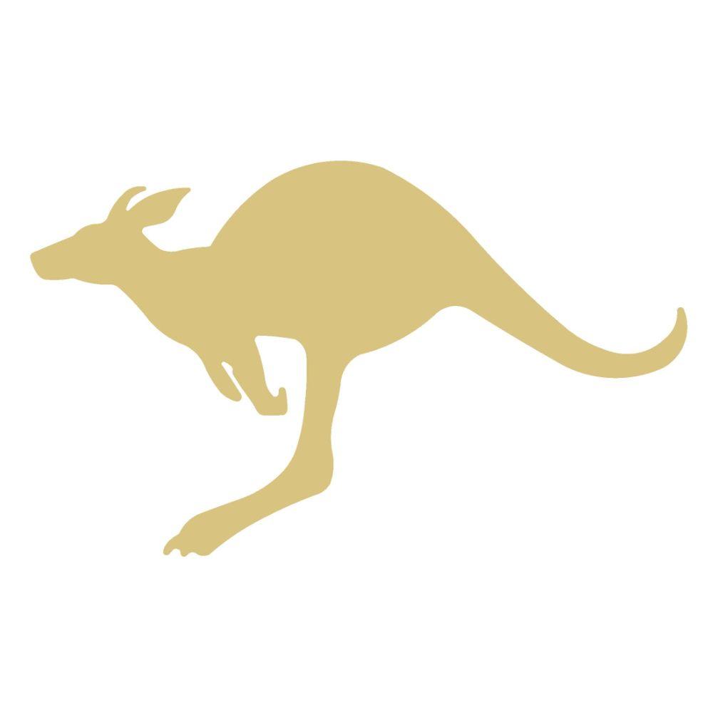 Basic Shape Kangaroo MDF Cutout Kangaroo Silhouette - Unfinished For DIY