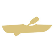 Basic Shape Kayak MDF Cutout Kayak Silhouette - Unfinished For DIY