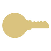 Basic Shape Key MDF Cutout Silhouette Style 11 - Unfinished For DIY