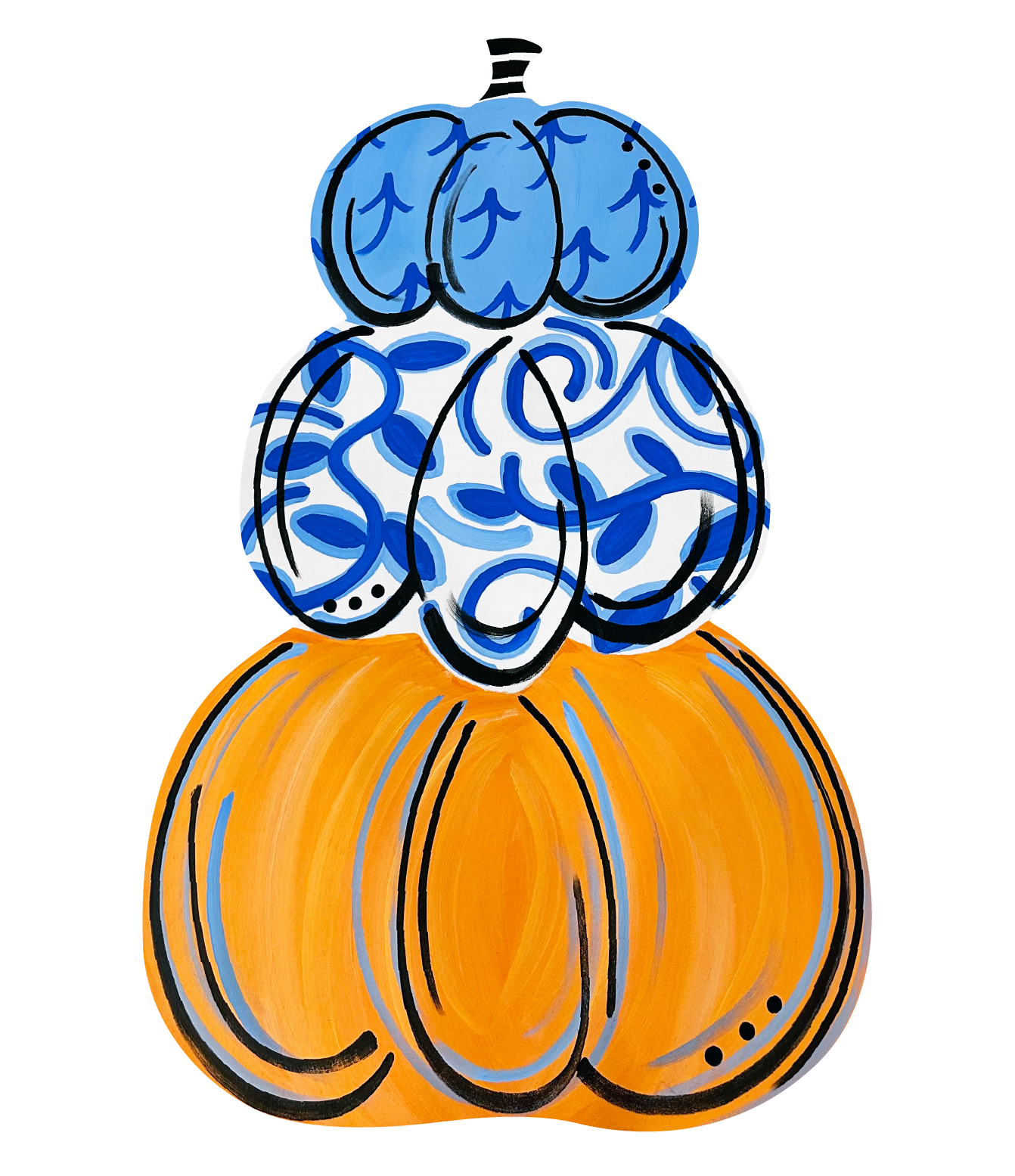 2911 BOUTIQUE STACKED PUMPKINS