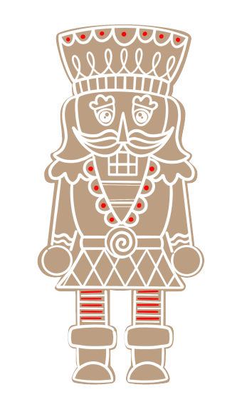 KELLY WILLIAMS ART NUTCRACKER GINGERBREAD