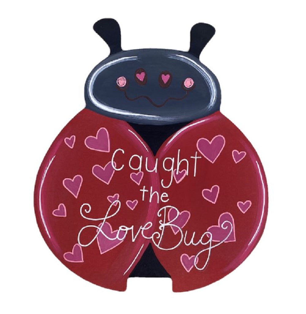 Basic Shape Ladybug MDF Cutout Silhouette Style 1 - Unfinished For DIY