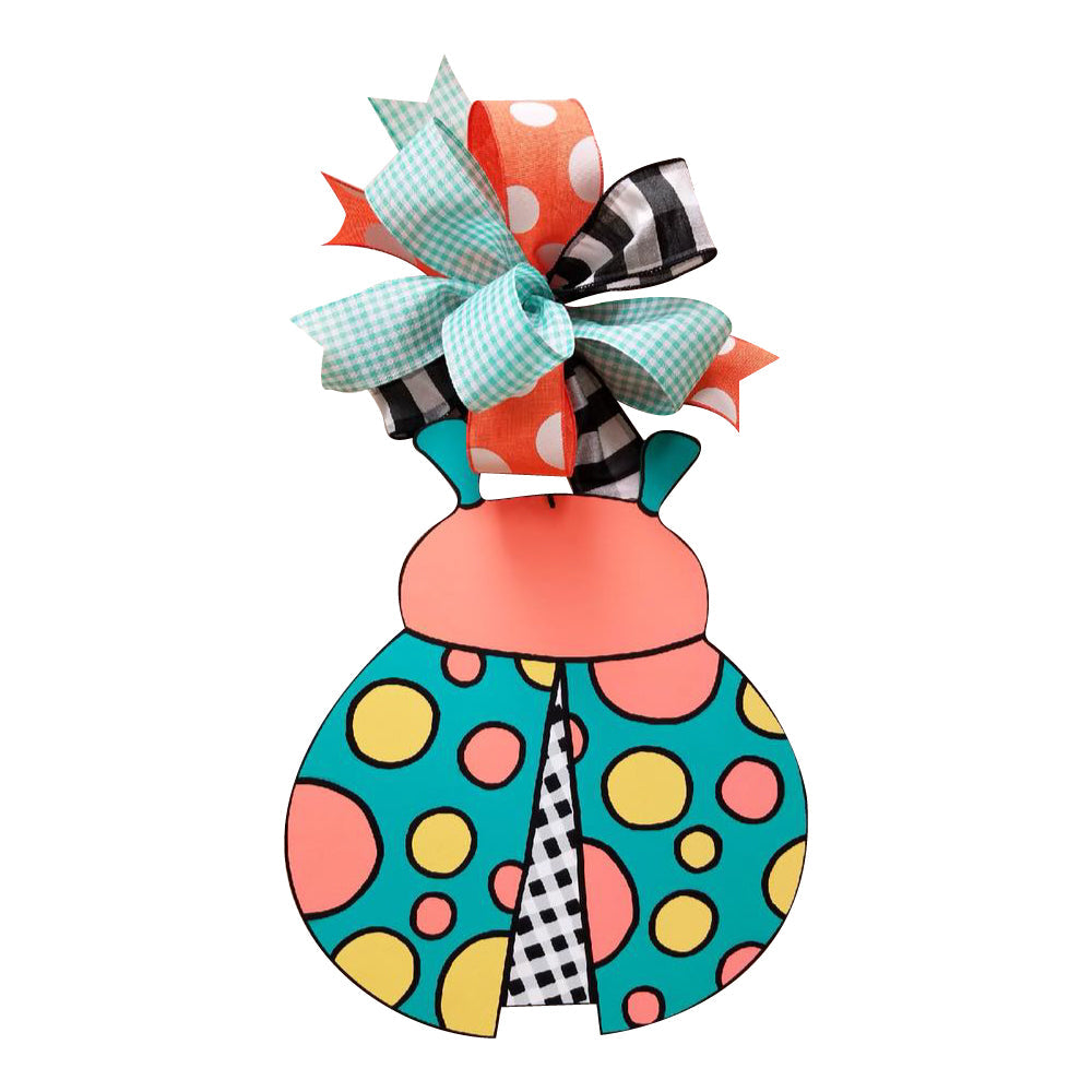 Basic Shape Ladybug MDF Cutout Silhouette Style 2 - Unfinished For DIY