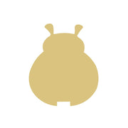 Basic Shape Ladybug MDF Cutout Silhouette Style 1 - Unfinished For DIY