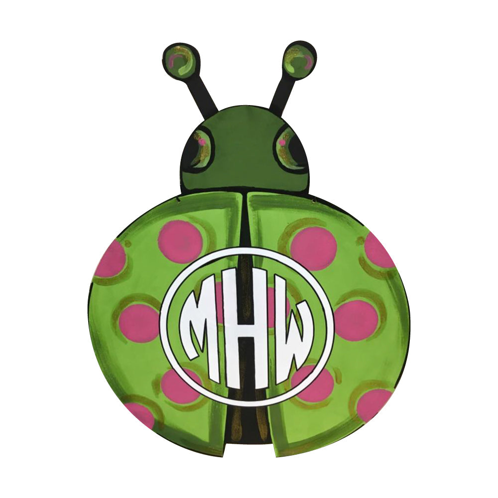 Basic Shape Ladybug MDF Cutout Silhouette Style 2 - Unfinished For DIY