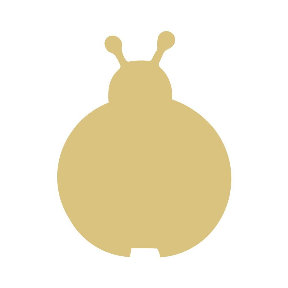 Basic Shape Ladybug MDF Cutout Silhouette Style 2 - Unfinished For DIY