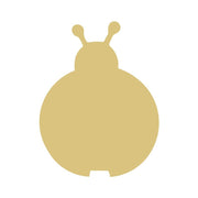 Basic Shape Ladybug MDF Cutout Silhouette Style 2 - Unfinished For DIY