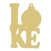 Basic Shape Lake Fishing Bobber MDF Cutout Silhouette - Unfinished For DIY