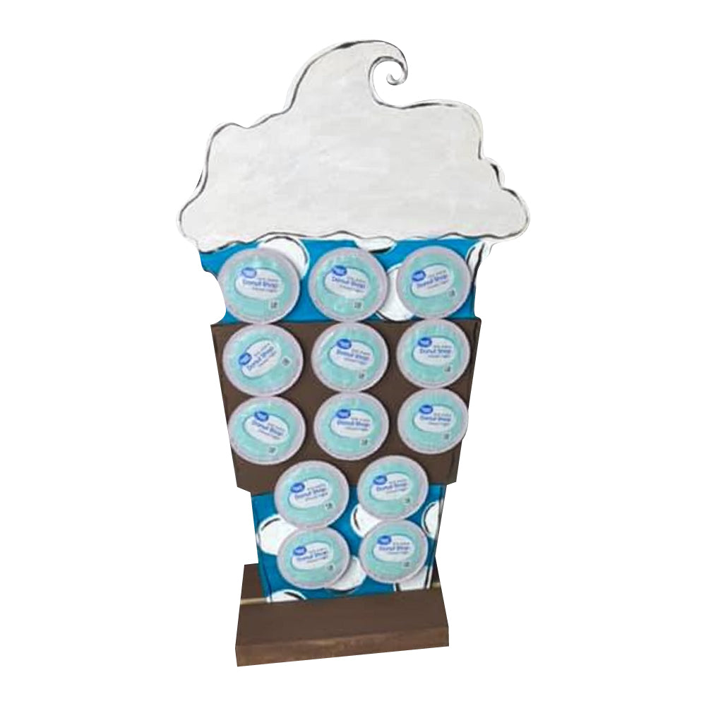 Blue Latte K-cup Holder With K-Cups