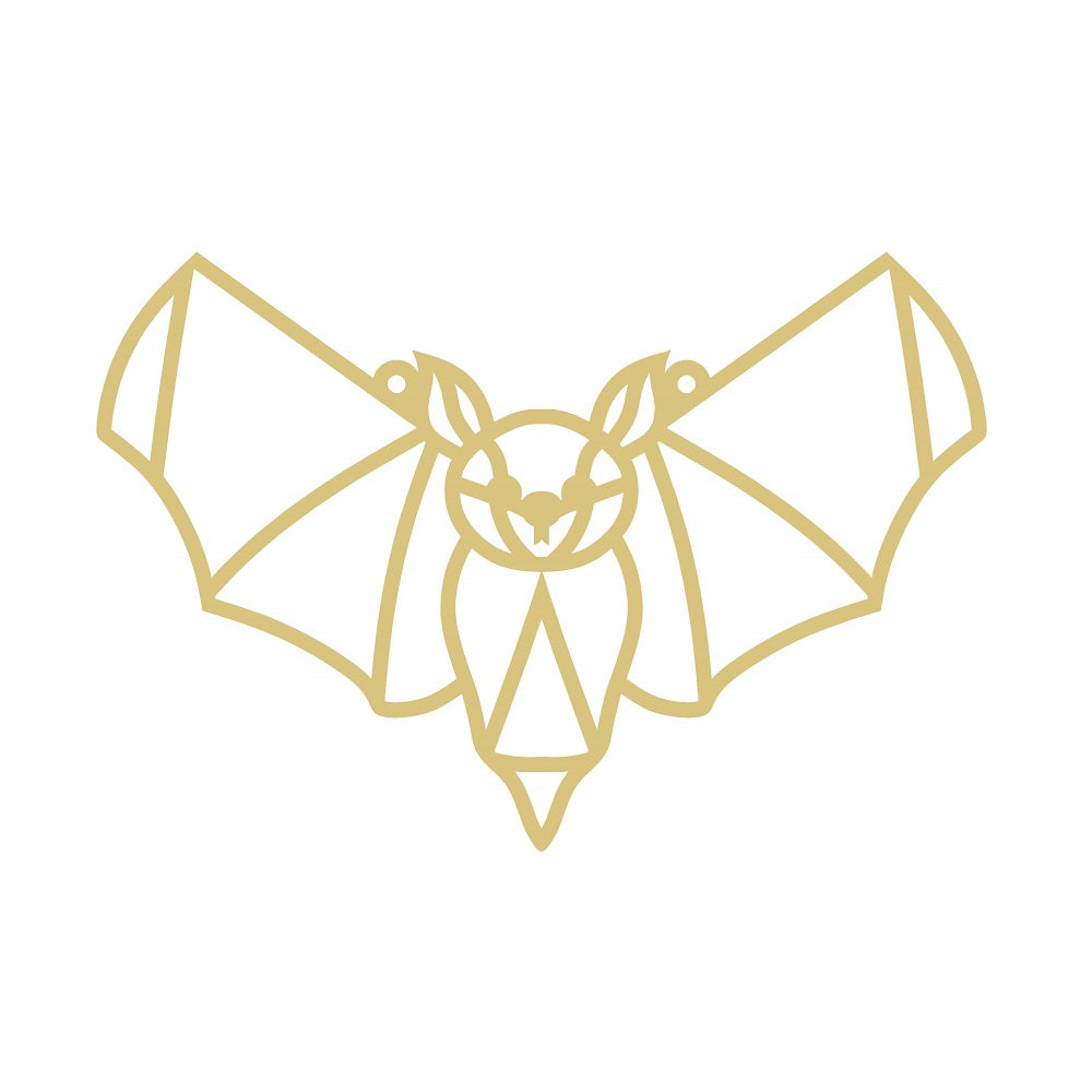 Laser Cut Bat Unfinished Wood Cutout Style 4 Art 1