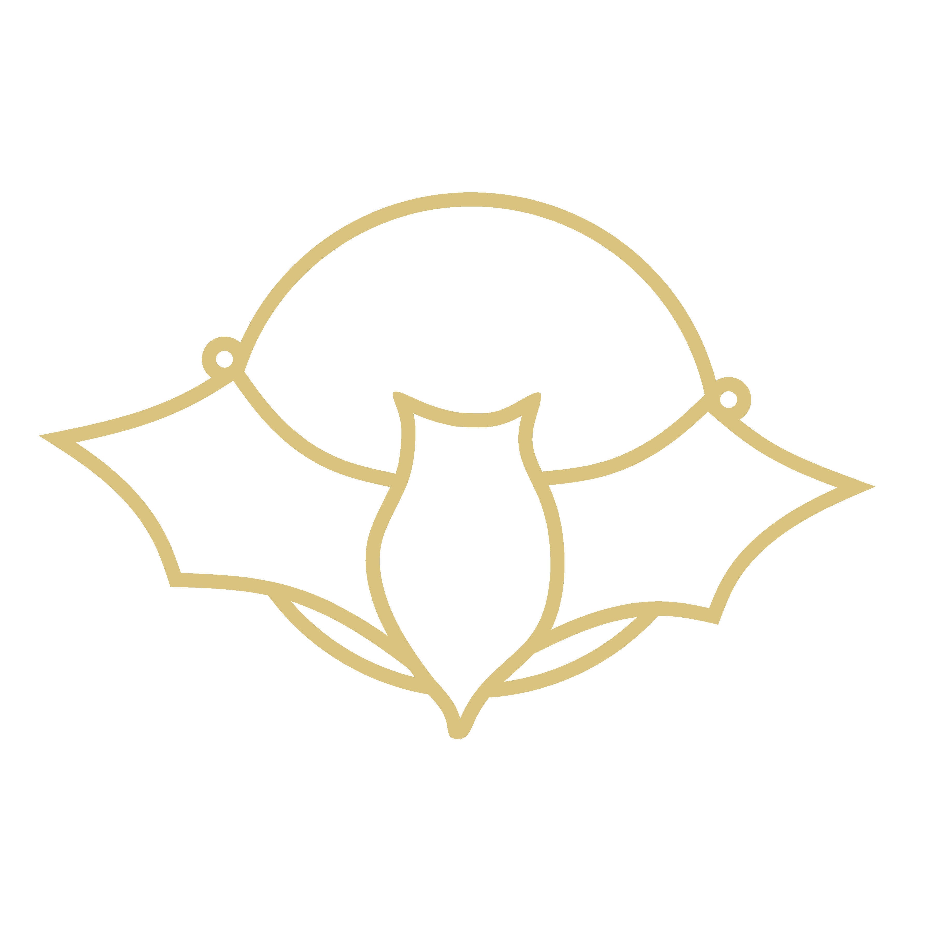 Bat Laser-Cut Faux Stained-Glass Frame Unfinished MDF Wood– Open Frame Craft Blank for Resin, Crushed Glass & Mixed Media Art | Made in the USA by Diverse Woodworking