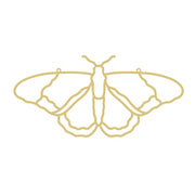 Faux Stained Glass Laser Cut MDF Cutout Butterfly Silhouette Style 10 - Unfinished For DIY