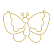 Faux Stained Glass Laser Cut MDF Cutout Butterfly Silhouette Style 11 - Unfinished For DIY