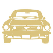 Faux Stained Glass Laser Cut MDF Cutout Car Front Silhouette - Unfinished For DIY