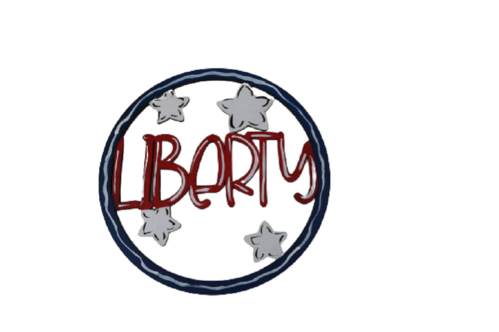 Basic Shape Round MDF Cutout Liberty - Unfinished For DIY