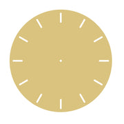 Basic Shape Round MDF Cutout Clock Face - Unfinished For DIY