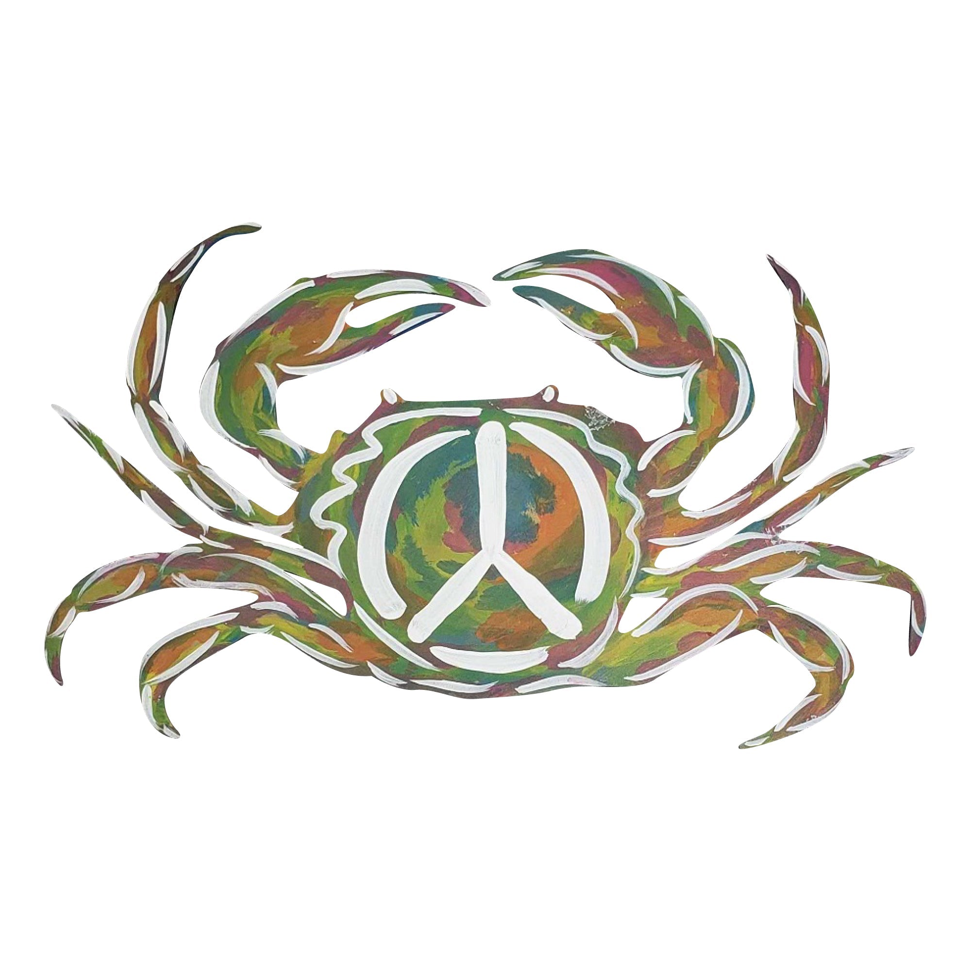 Basic Shape Crab MDF Cutout Crab Silhouette Style 5 - Unfinished For DIY