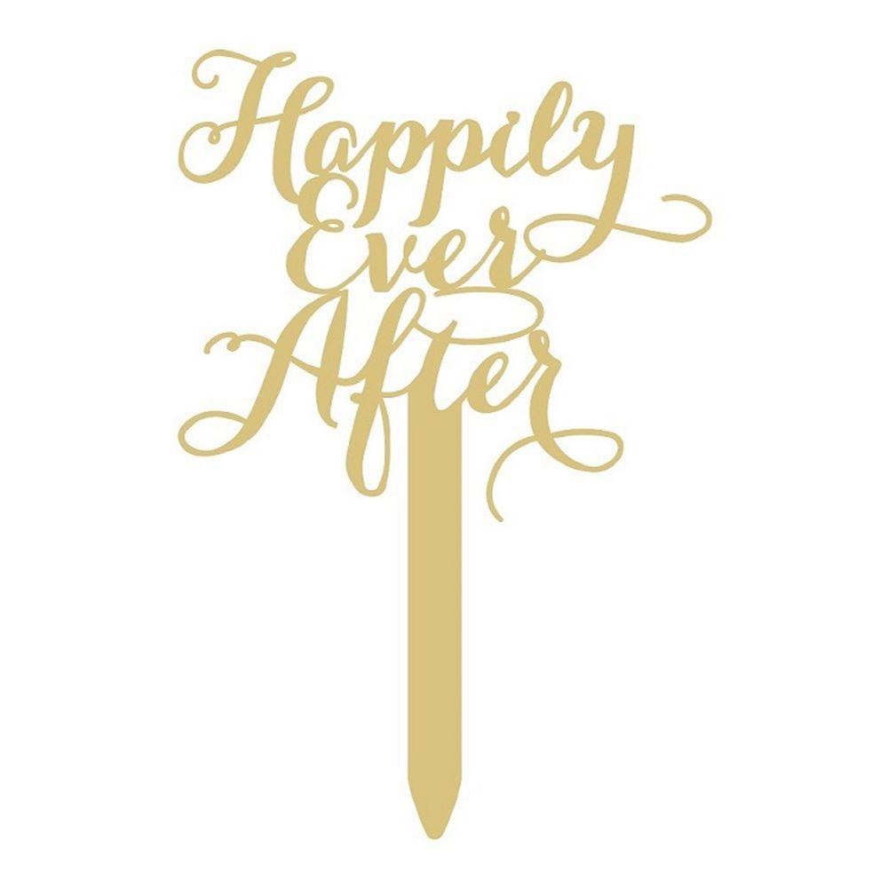 Happily Ever After Cake Topper