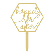 Happily Ever After Cake Topper