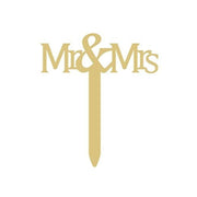Mr & Mrs Cake Topper