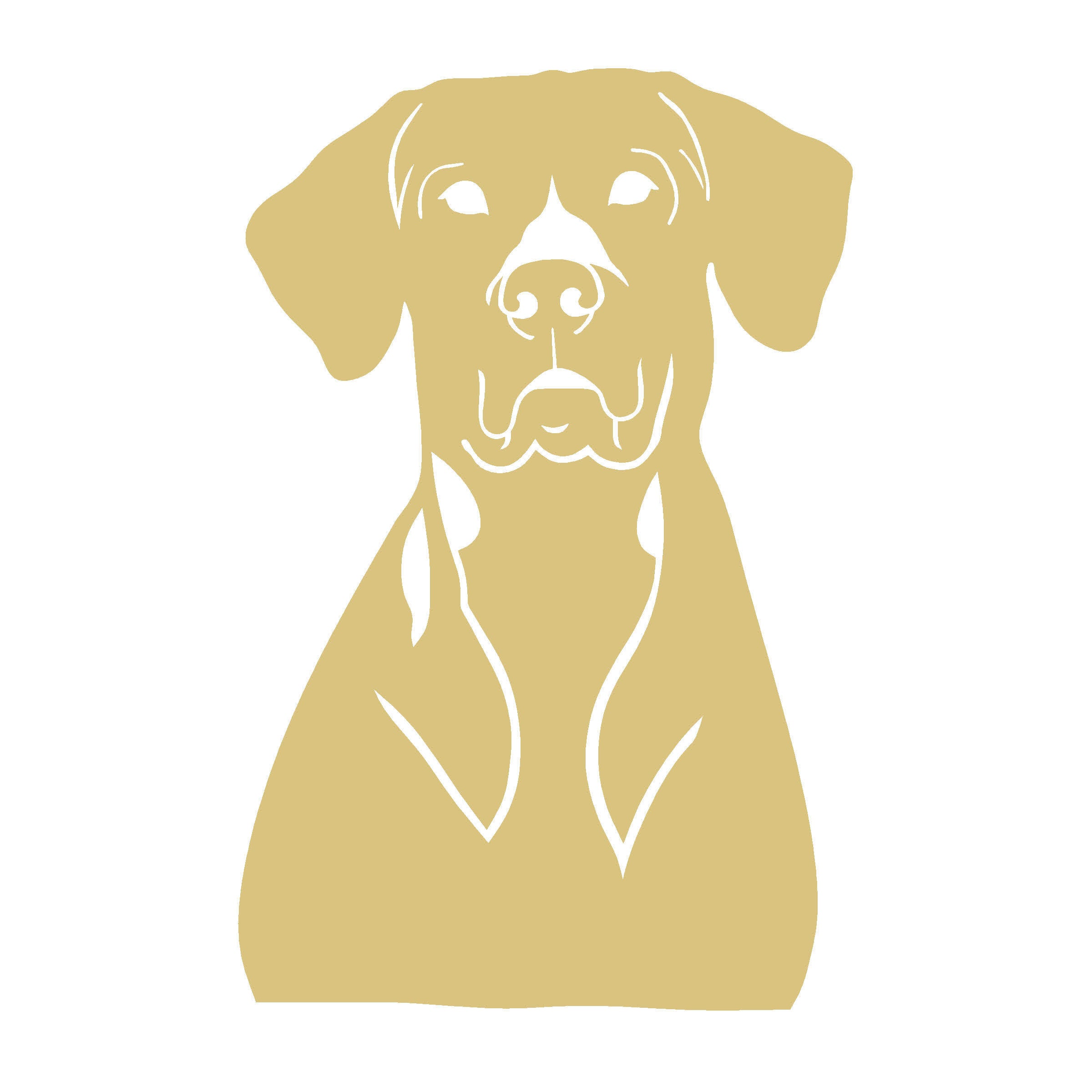 Design By Line German Shorthaired Pointer MDF Cutout  - Unfinished for DIY