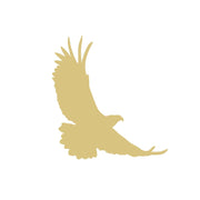 Basic Shape Eagle MDF Cutout Flying Silhouette Style 13 - Unfinished For DIY