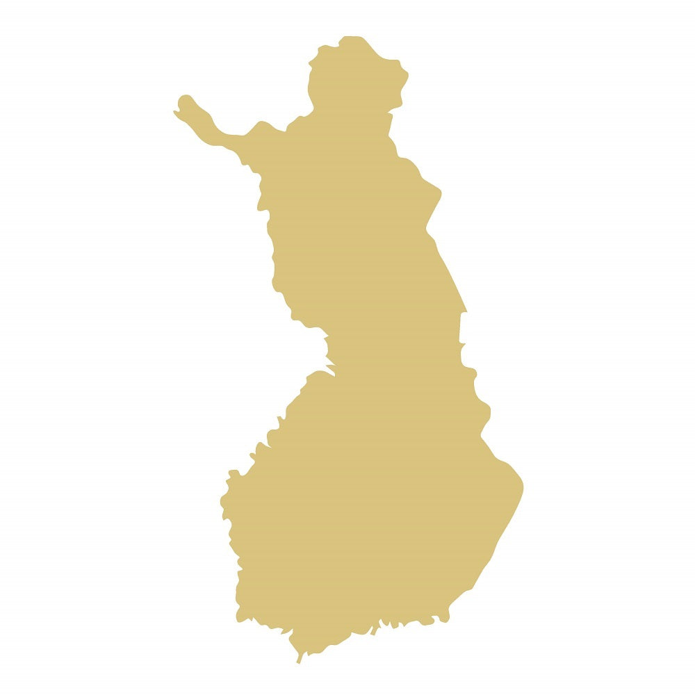 Laser Cut Finland Unfinished Wood Cutout Style 1