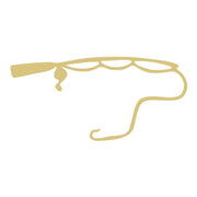 Basic Shape Fishing Pole MDF Cutout Silhouette - Unfinished For DIY