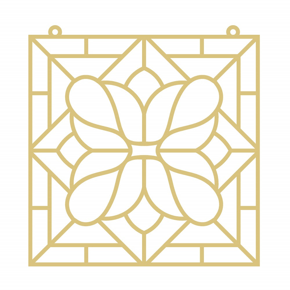 Laser Cut Flower Unfinished Wood Cutout Style 10 Art 1