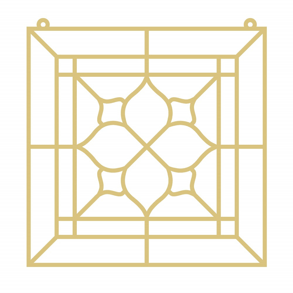 Laser Cut Flower Unfinished Wood Cutout Style 14 Art 1