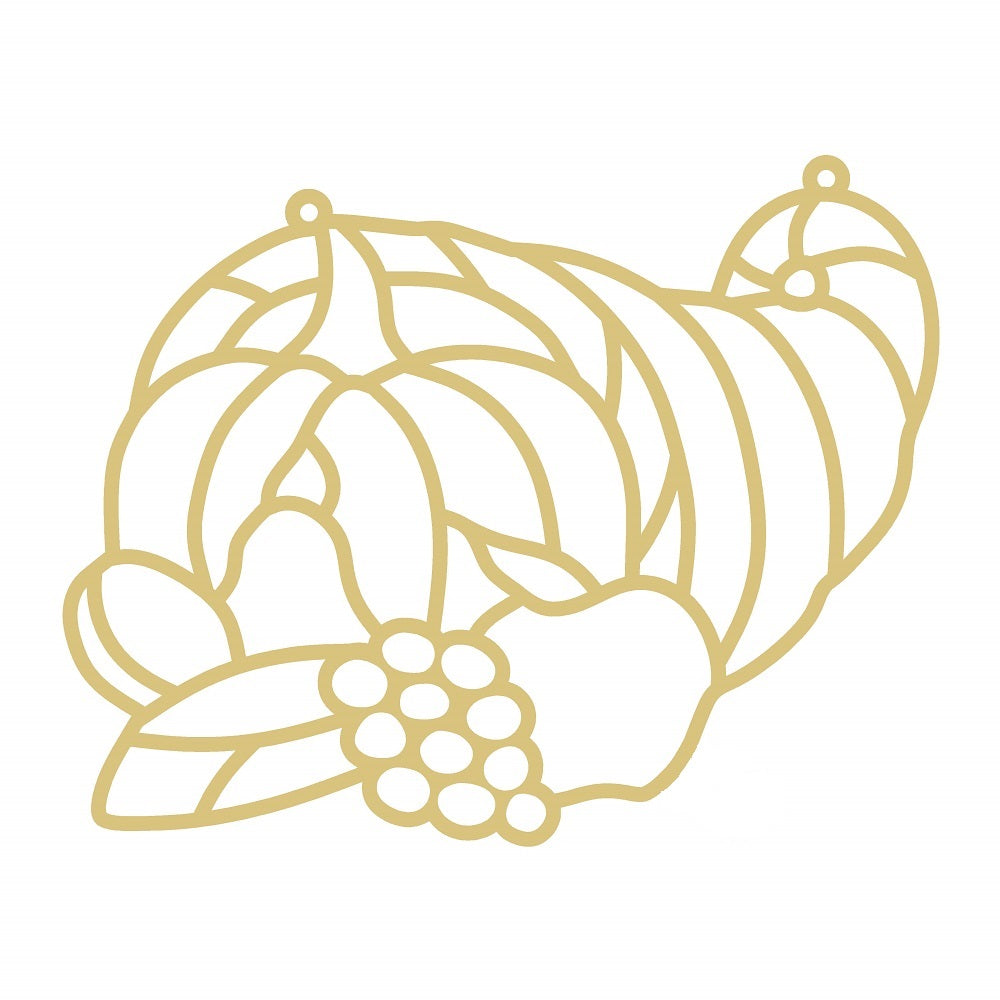 Laser Cut Harvest Unfinished Wood Cutout Style 2 Art 1