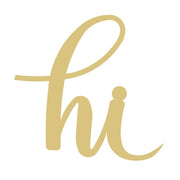 Basic Shape Monogram MDF Cutout Hi - Unfinished For DIY